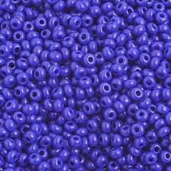 Czech Seed Beads 10/0 Opaque - Blue Shades