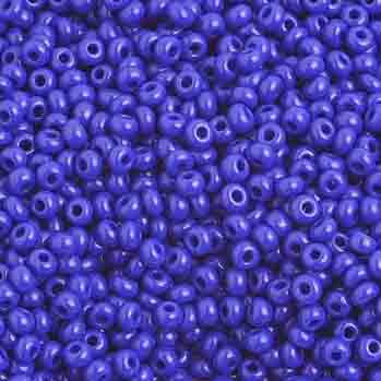 Czech Seed Beads 10/0 Opaque - Blue Shades
