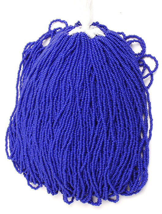 Czech Seed Beads 10/0 Opaque - Blue Shades