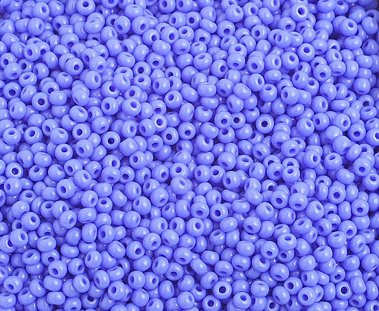 Czech Seed Beads 10/0 Opaque - Blue Shades