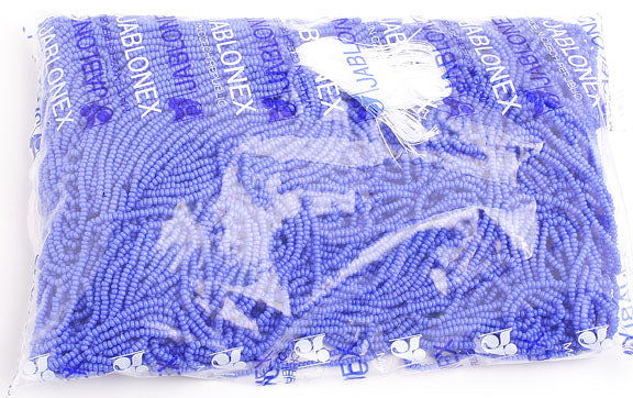 Czech Seed Beads 10/0 Opaque - Blue Shades