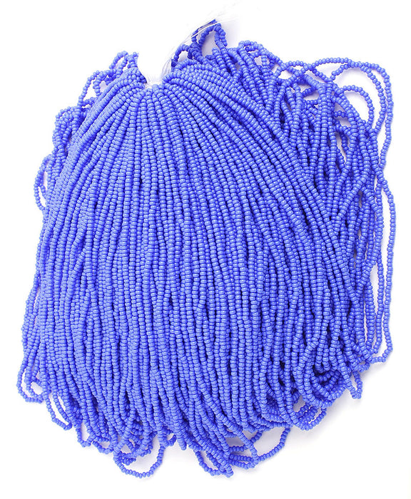 Czech Seed Beads 10/0 Opaque - Blue Shades
