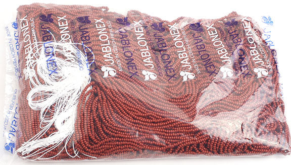 Czech Seed Beads 10/0 Opaque - Brown Shades