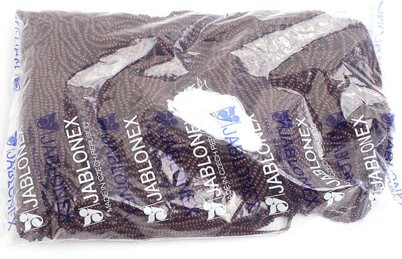 Czech Seed Beads 10/0 Opaque - Brown Shades