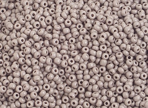 Czech Seed Beads 10/0 Opaque - Black/Grey Shades