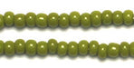 Czech Seed Beads 10/0 Opaque - Green Shades