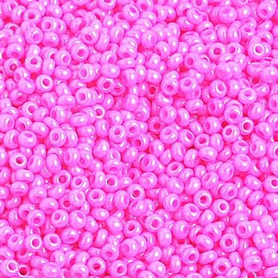 Czech Seed Beads 10/0 Opaque - Pink Shades
