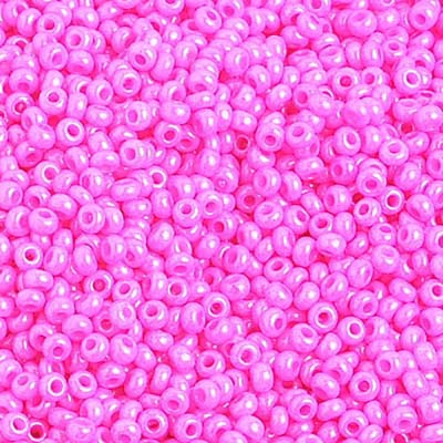 Czech Seed Beads 10/0 Opaque - Pink Shades
