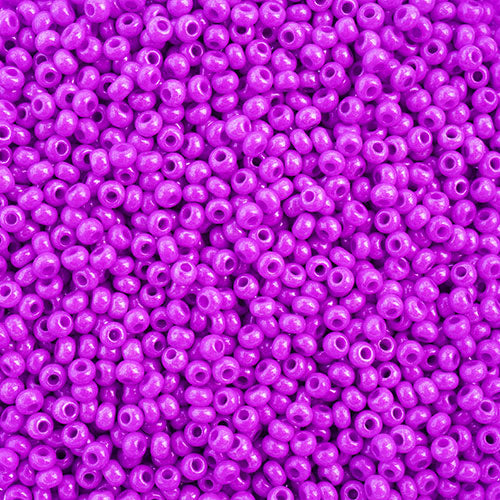Czech Seed Beads 10/0 Opaque - Purple Shades