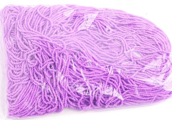 Czech Seed Beads 10/0 Opaque - Purple Shades