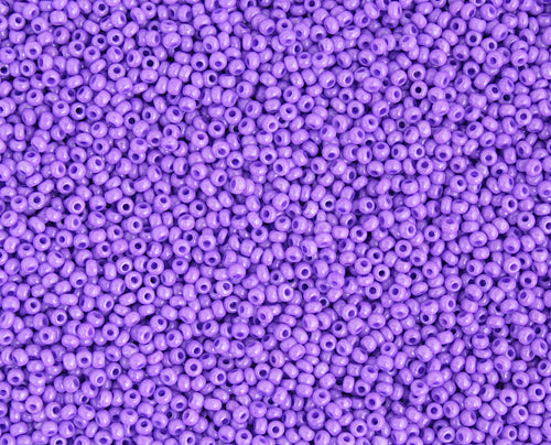Czech Seed Beads 10/0 Opaque - Purple Shades