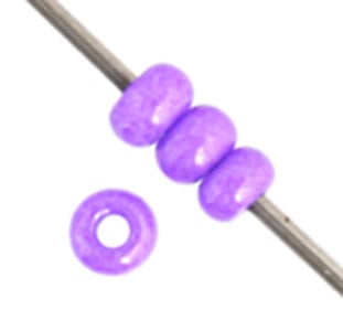 Czech Seed Beads 10/0 Opaque - Purple Shades