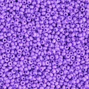 Czech Seed Beads 10/0 Opaque - Purple Shades