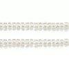 Czech Seed Beads 10/0 Transparent - Crystal/Grey Shades