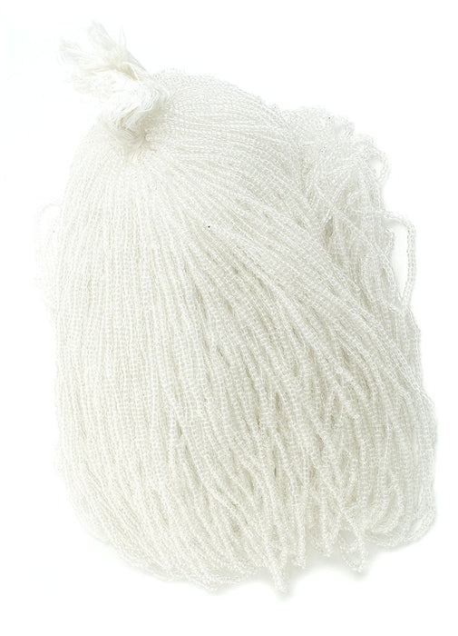 Czech Seed Beads 10/0 Transparent - Crystal/Grey Shades