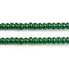 Czech Seed Beads 10/0 Transparent - Green Shades