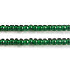 Czech Seed Beads 10/0 Transparent - Green Shades
