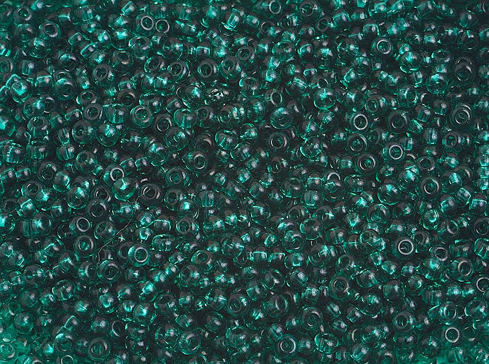 Czech Seed Beads 10/0 Transparent - Blue Shades
