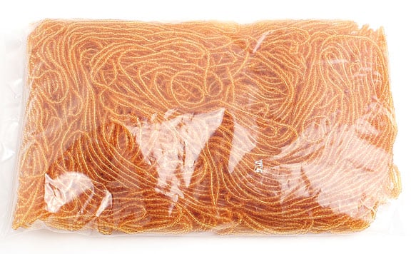 Czech Seed Beads 10/0 Transparent - Brown Shades