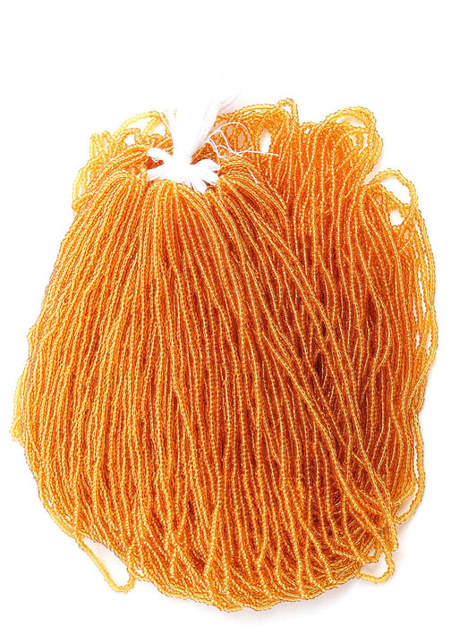 Czech Seed Beads 10/0 Transparent - Brown Shades