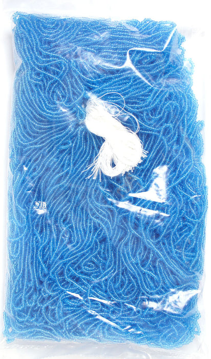 Czech Seed Beads 10/0 Transparent - Blue Shades