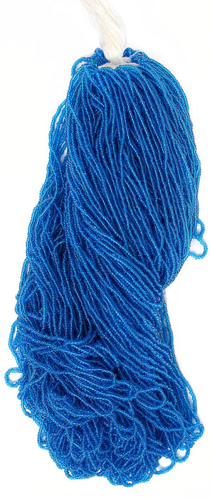 Czech Seed Beads 10/0 Transparent - Blue Shades