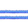 Czech Seed Beads 10/0 Transparent - Blue Shades