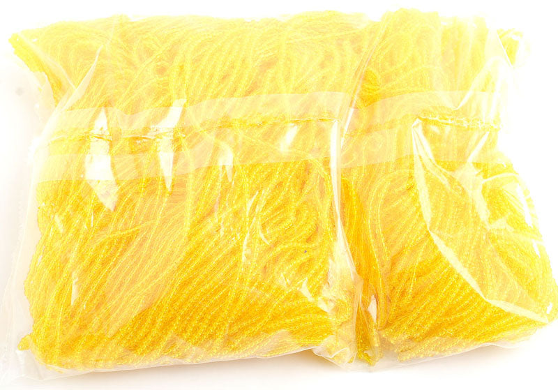 Czech Seed Beads 10/0 Transparent - Yellow/Orange Shades