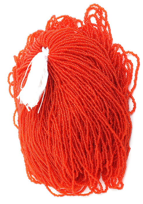 Czech Seed Beads 10/0 Transparent - Yellow/Orange Shades