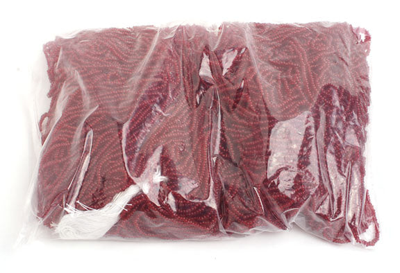 Czech Seed Beads 10/0 Transparent - Red Shades