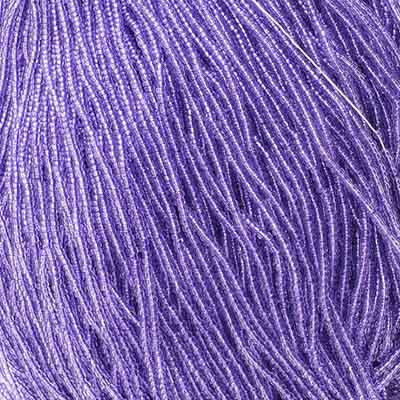 Czech Seed Beads 10/0 Transparent - Purple Shades