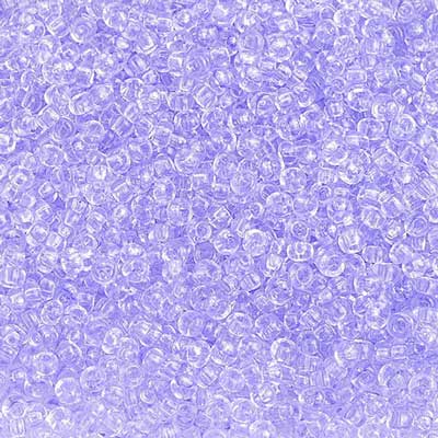 Czech Seed Beads 10/0 Transparent - Purple Shades