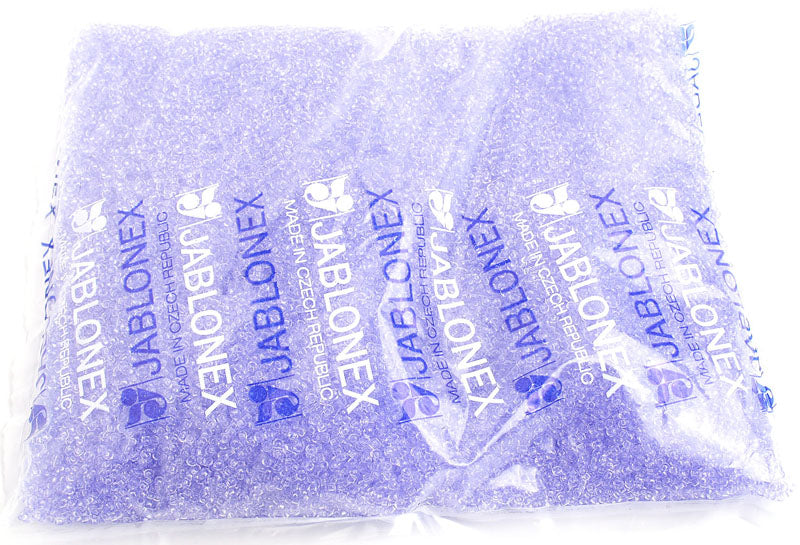 Czech Seed Beads 10/0 Transparent - Purple Shades