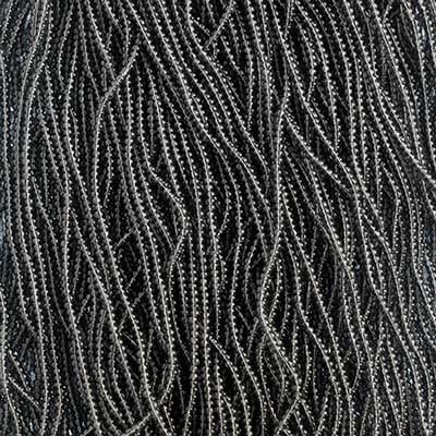 Czech Seed Beads 10/0 Transparent - Crystal/Grey Shades
