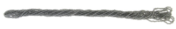 Czech Seed Beads 10/0 Transparent - Crystal/Grey Shades