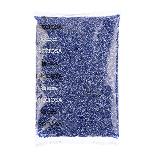 Czech Seed Beads 10/0 Transparent - Blue Shades