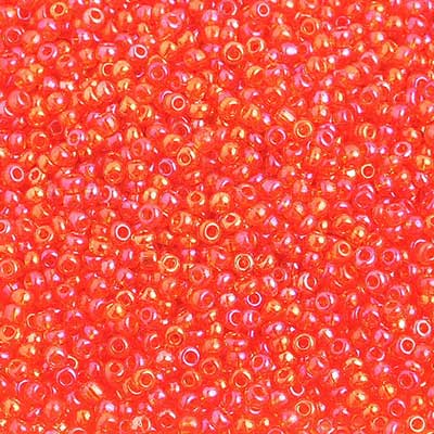 Czech Seed Beads 10/0 Transparent - Yellow/Orange Shades