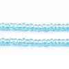 Czech Seed Beads 10/0 Transparent - Blue Shades