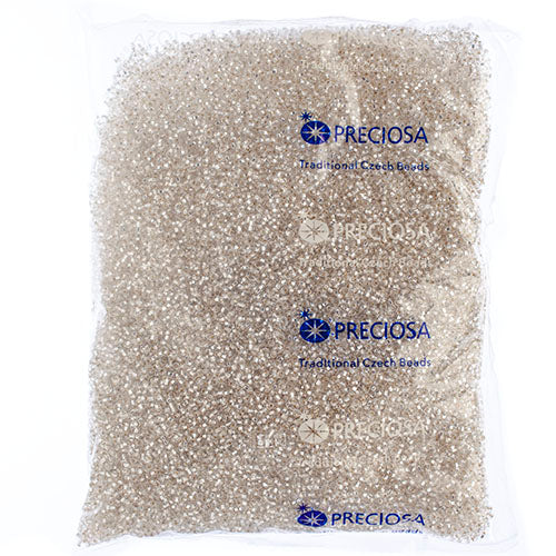 Czech Seed Beads 10/0 Silver Lined - Crystal/Multi Shades