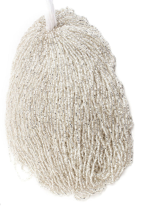 Czech Seed Beads 10/0 Silver Lined - Crystal/Multi Shades