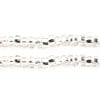 Czech Seed Beads 10/0 Silver Lined - Crystal/Multi Shades