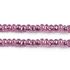 Czech Seed Beads 10/0 Silver Lined - Purple Shades