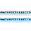 Czech Seed Beads 10/0 Silver Lined - Blue Shades