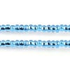 Czech Seed Beads 10/0 Silver Lined - Blue Shades