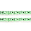 Czech Seed Beads 10/0 Silver Lined - Green Shades