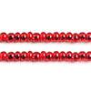 Czech Seed Beads 10/0 Silver Lined - Red/Orange Shades