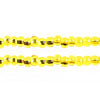 Czech Seed Beads 10/0 Silver Lined - Yellow/Brown Shades