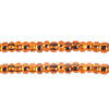 Czech Seed Beads 10/0 Silver Lined - Yellow/Brown Shades