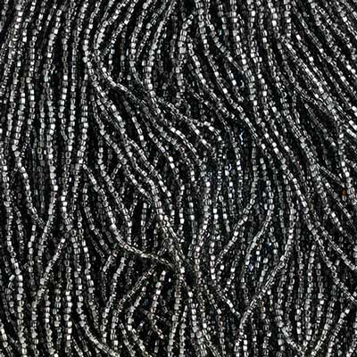 Czech Seed Beads 10/0 Silver Lined - Crystal/Multi Shades