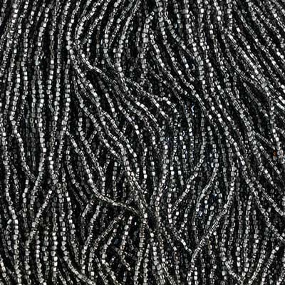 Czech Seed Beads 10/0 Silver Lined - Crystal/Multi Shades